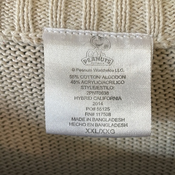 Peanuts snoopy sweater women’s size XXL - Picture 4 of 7